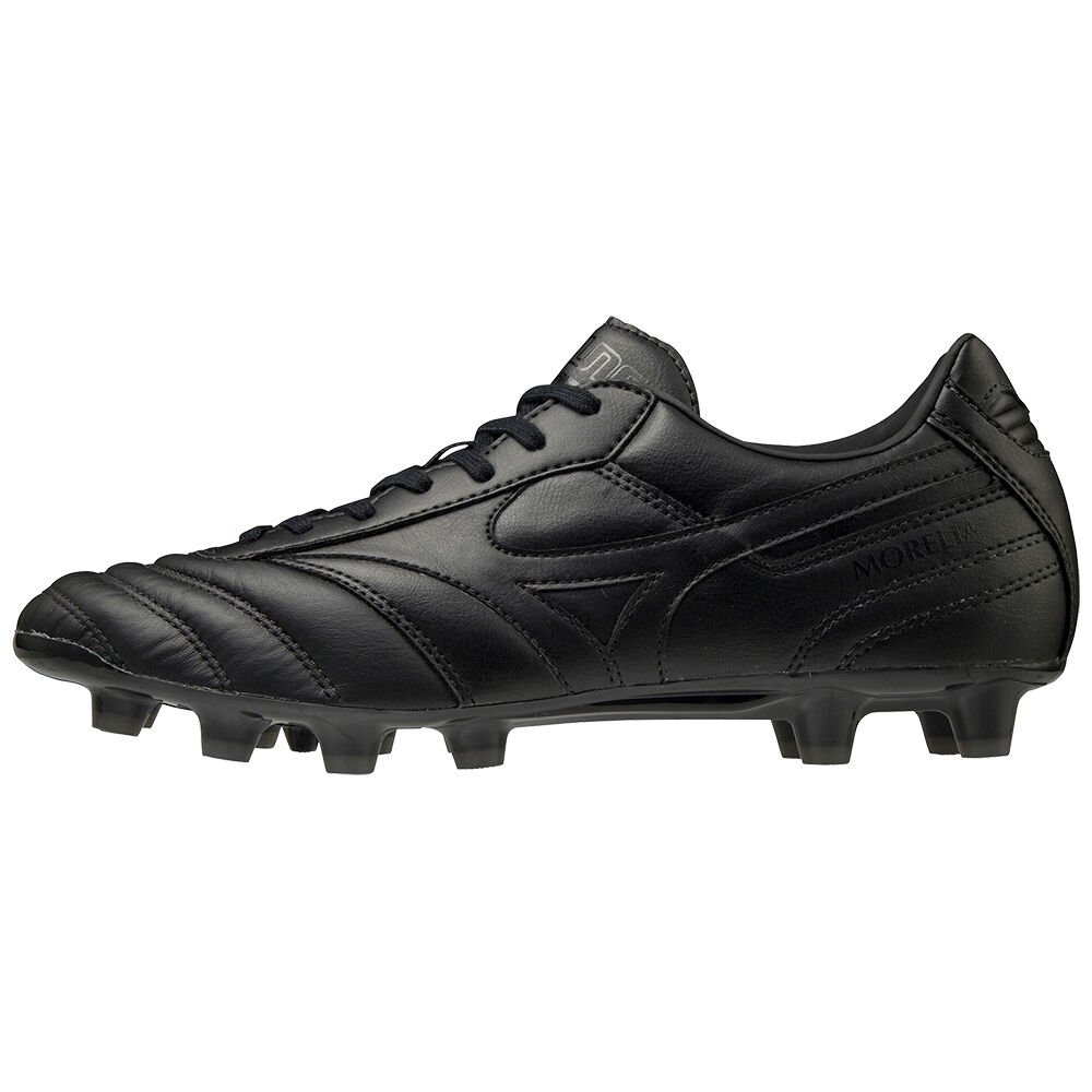 Botas de Futbol Mizuno Morelia II Pro Mujer Negras Baratas JZDV-73024